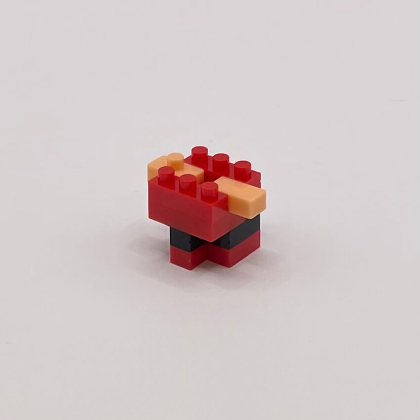 Fighting Game Arcade Cabinet Micro Block Set Build Step 17