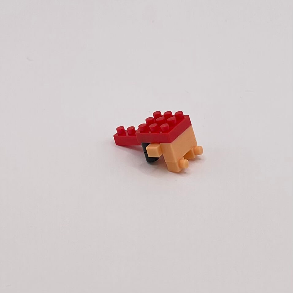 Fighting Game Arcade Cabinet Micro Block Set Build Step 19