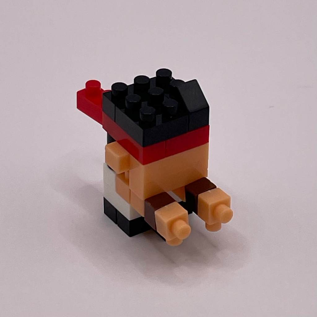 Fighting Game Arcade Cabinet Micro Block Set Build Step 20