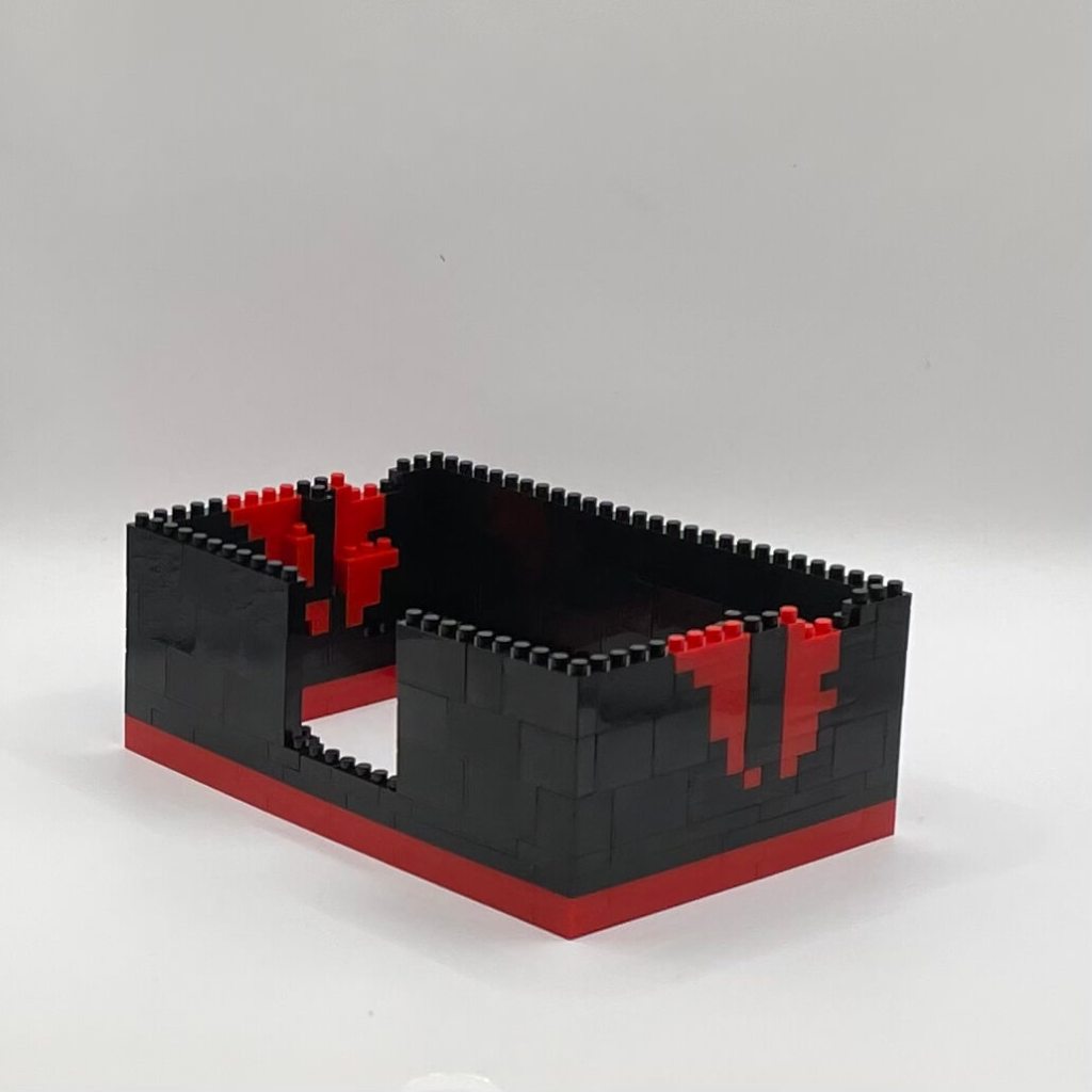 Fighting Game Arcade Cabinet Micro Block Set Build Step 5