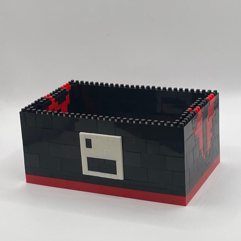 Fighting Game Arcade Cabinet Micro Block Set Build Step 7