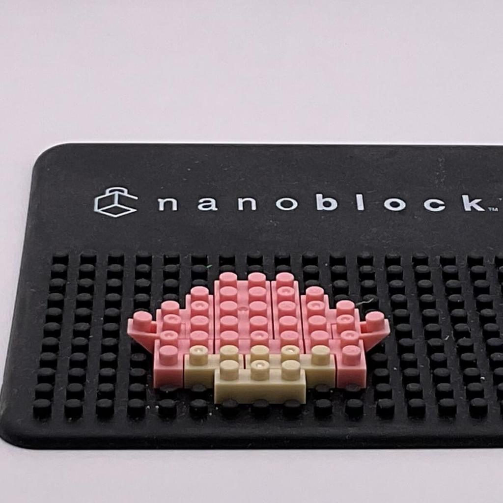 Nanoblock Amy Rose set, build step 1