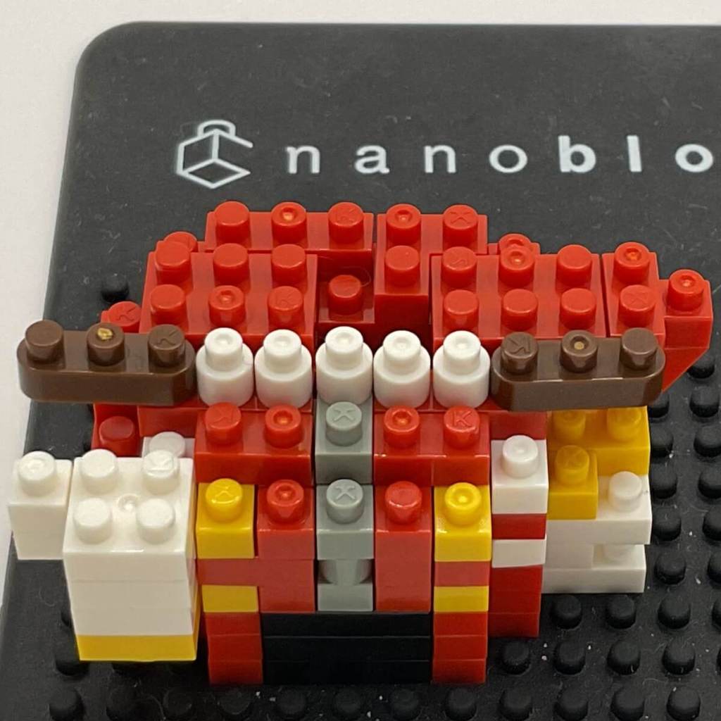 Dr. Eggman Nanoblock Build: Instructions Step 8