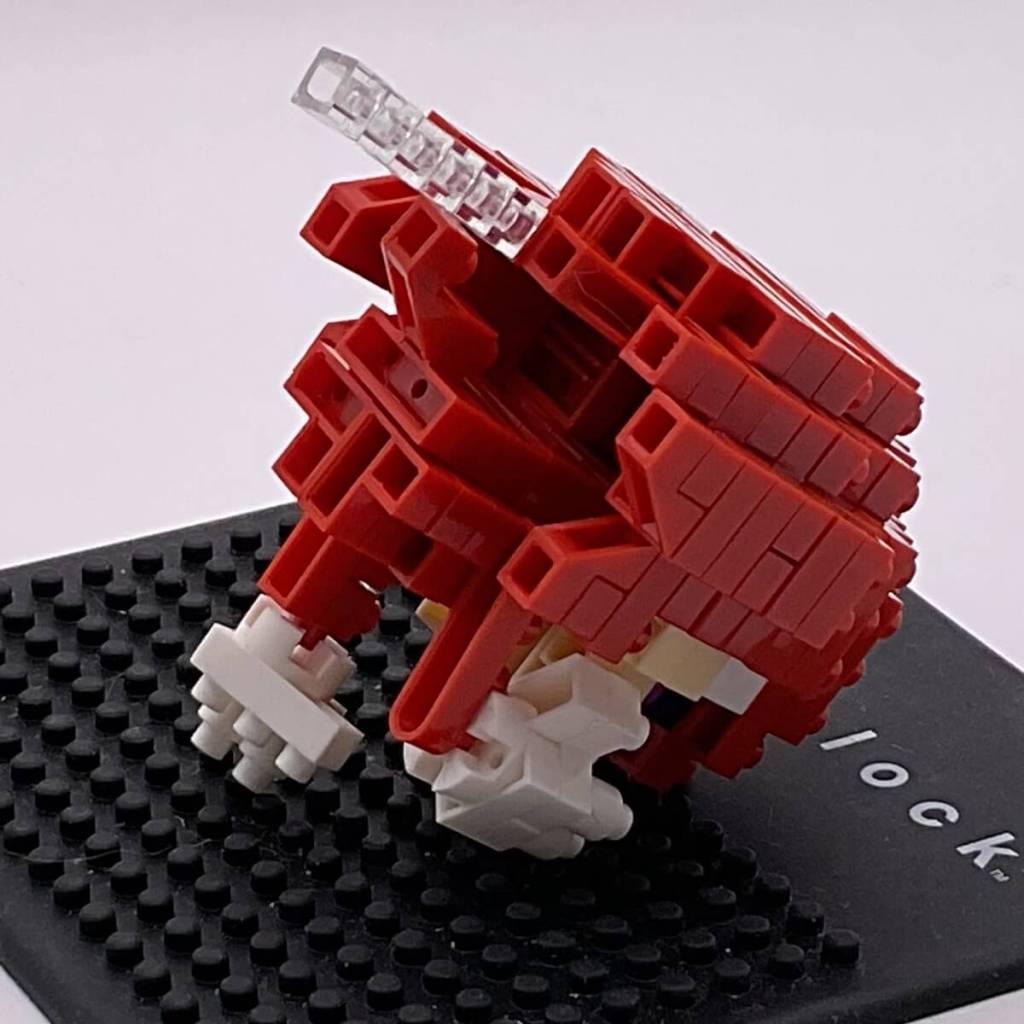 Building the Nanoblock Knuckles Set: Step 14