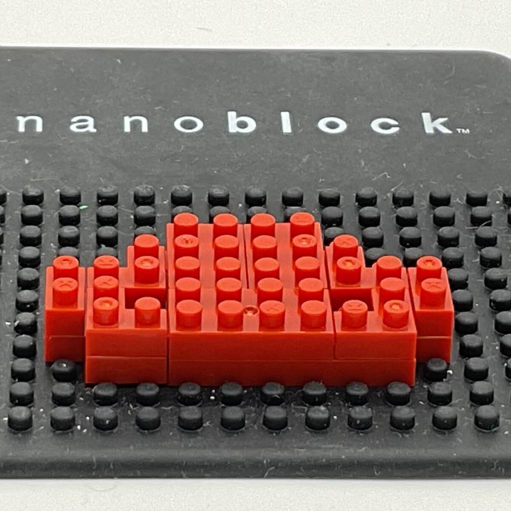 Building the Nanoblock Knuckles Set: Step 2