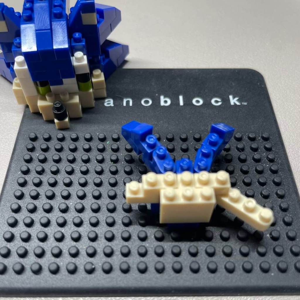 Sonic the Hedgehog Nanoblock Build: Instructions Step 13