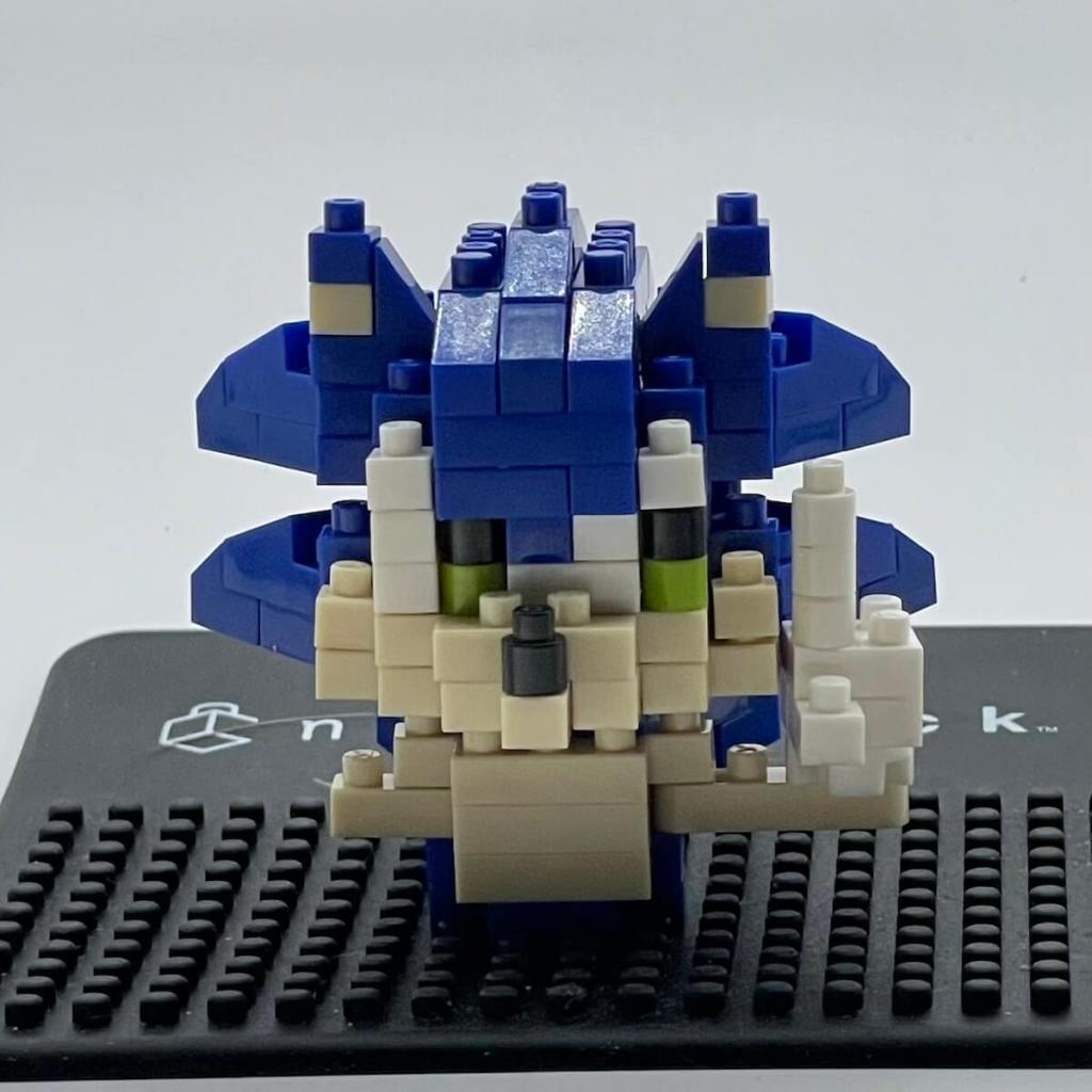 Sonic the Hedgehog Nanoblock Build: Instructions Step 15