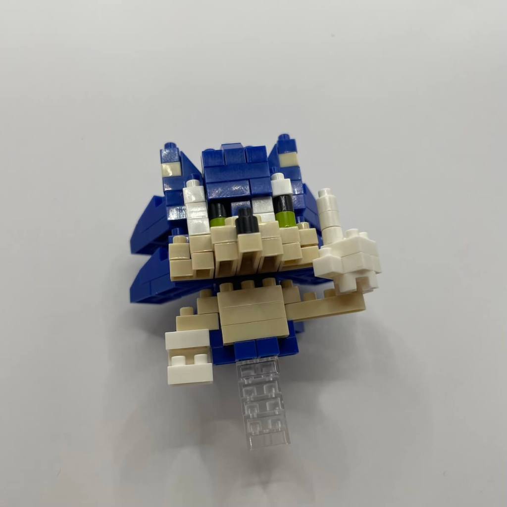 Sonic the Hedgehog Nanoblock Build: Instructions Step 16