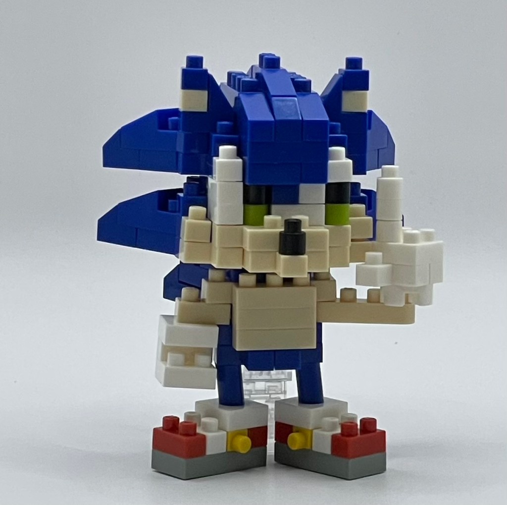 Sonic the Hedgehog Nanoblock Build: Instructions Step 17