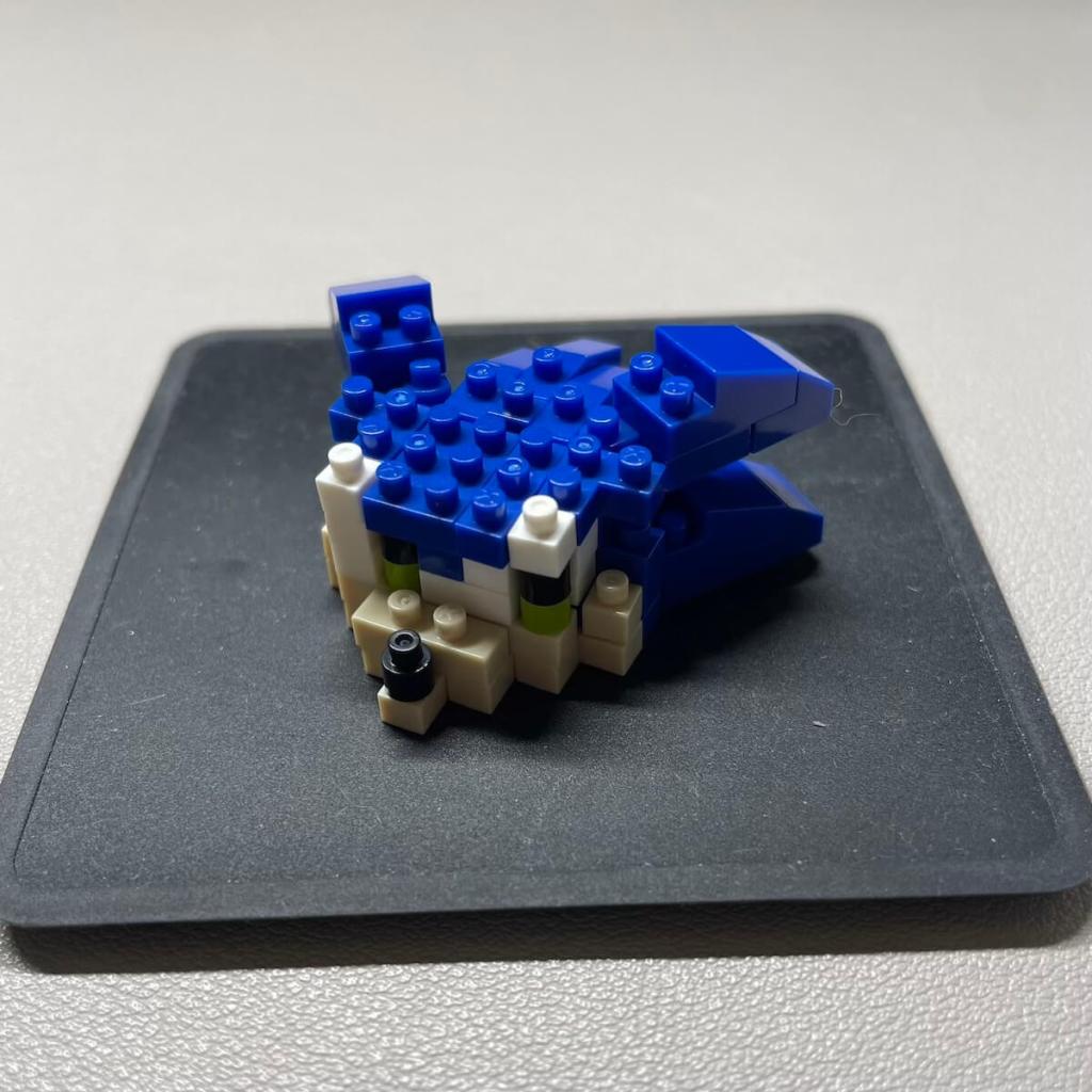 Sonic the Hedgehog Nanoblock Build: Instructions Step 6