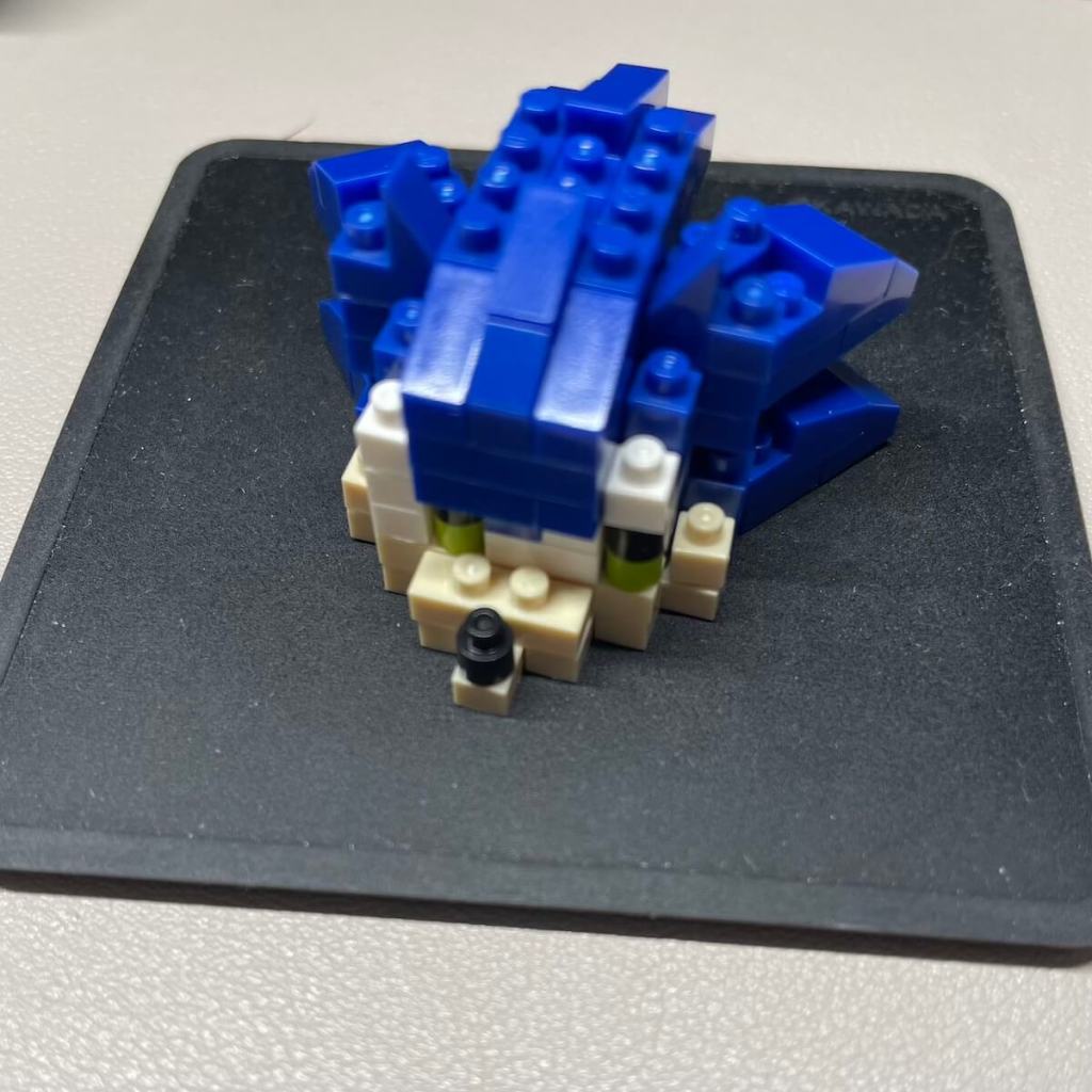 Sonic the Hedgehog Nanoblock Build: Instructions Step 9