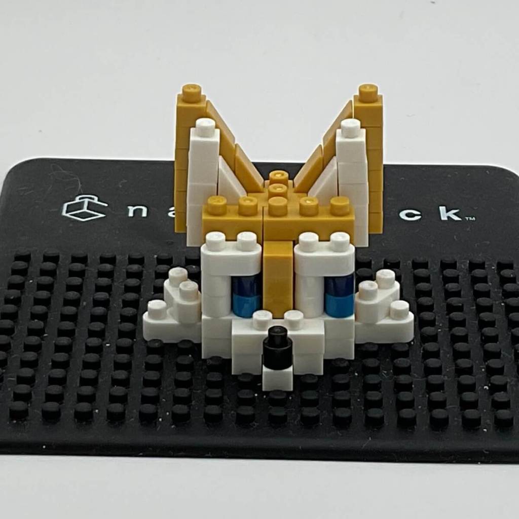 Tails Nanoblock Build: Instructions Step 10
