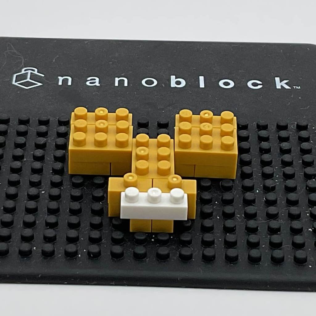 Tails Nanoblock Build: Instructions Step 12