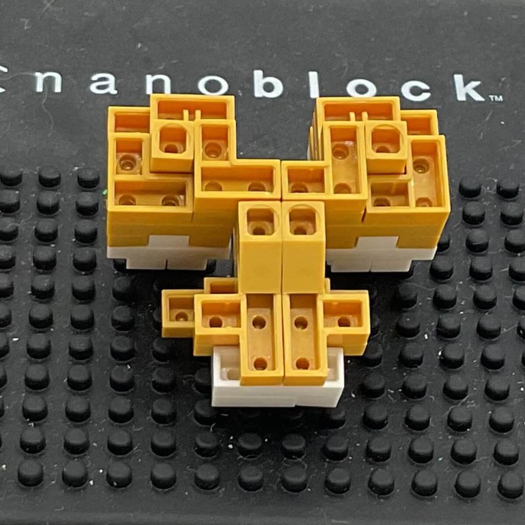 Tails Nanoblock Build: Instructions Step 15