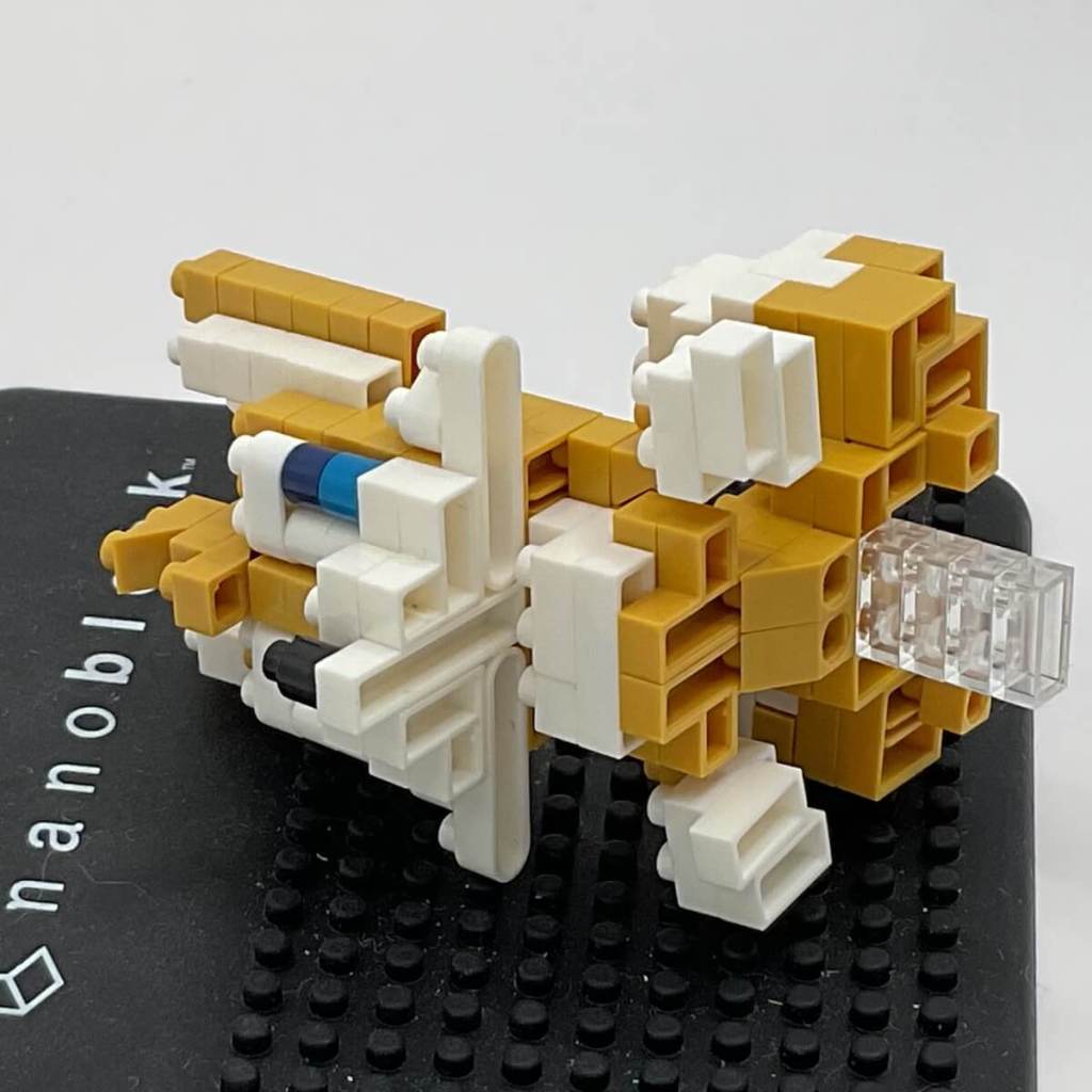 Tails Nanoblock Build: Instructions Step 19
