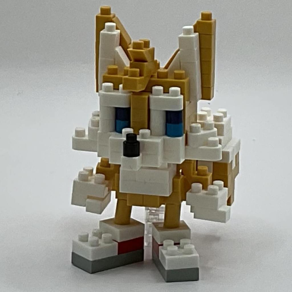 Tails Nanoblock Build: Instructions Step 20