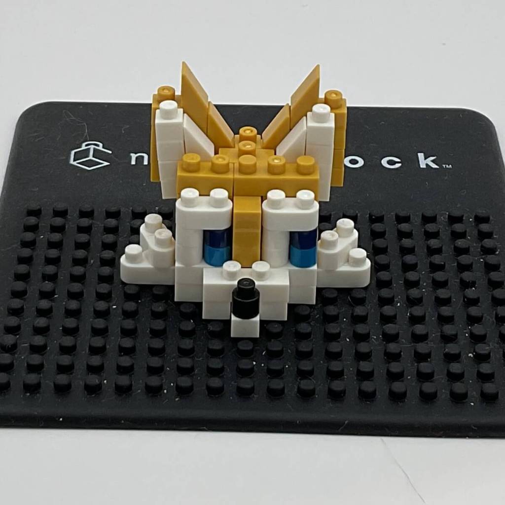 Tails Nanoblock Build: Instructions Step 9